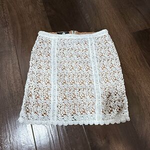 White Lace Skirt